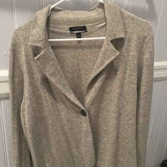 Cashmere Charter Club Sweater Jacket - Picture 1 of 4